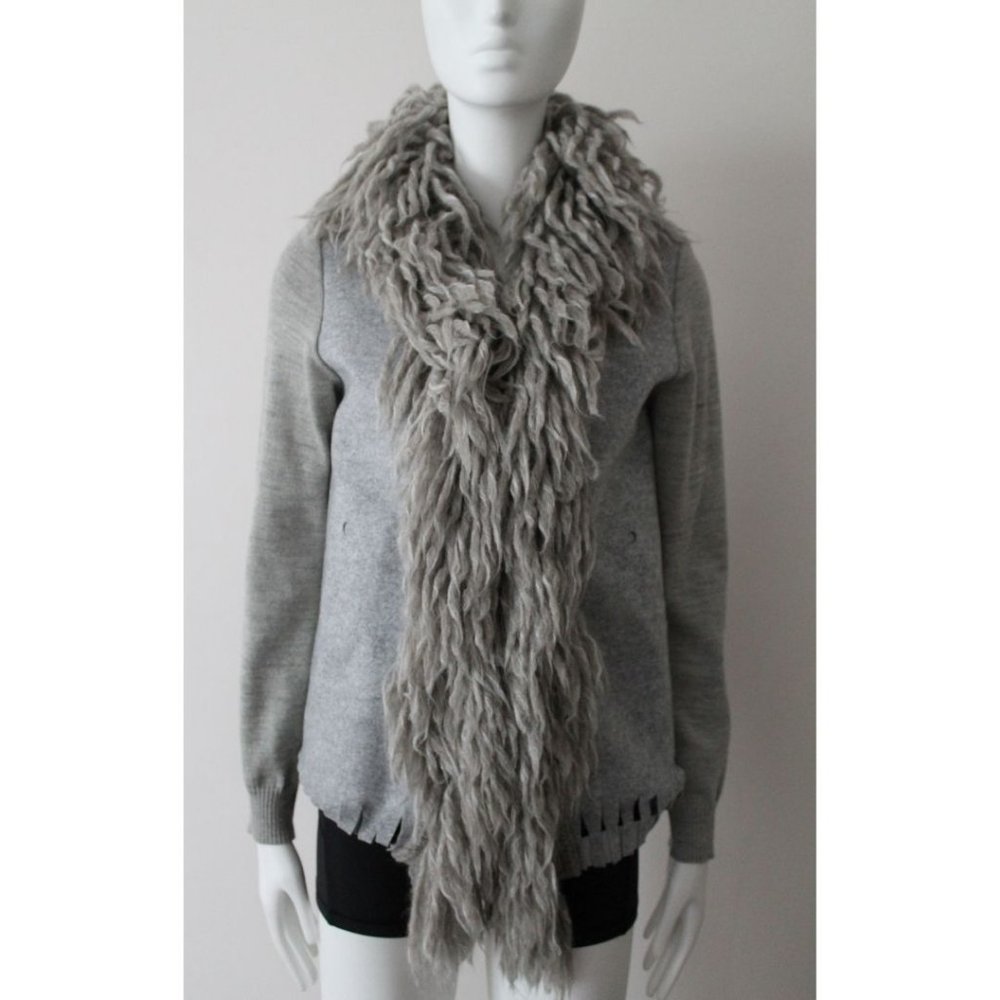Undercover Art & Crafts 05AW Shag Felt Women's Jacket Grey Size 2 Wool Japanese